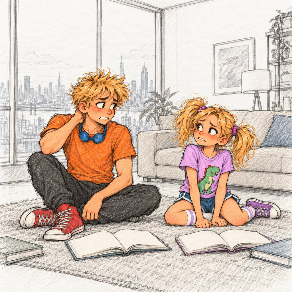 Panel 2 of 3. Oz whispers: "She said "fine."" Pip whispers: "With a period."