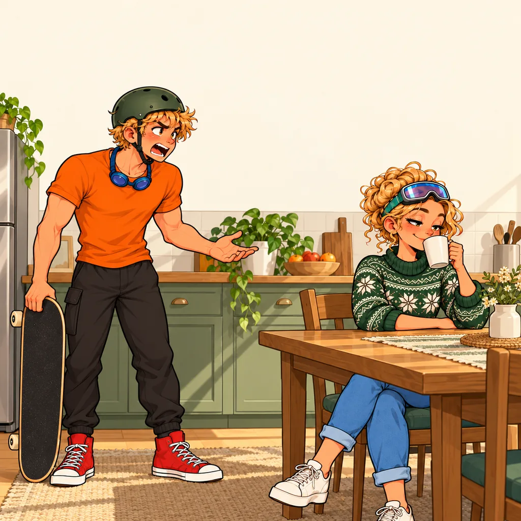 Panel 3 of 3. Oz says: "HOW?! My location was OFF!" Mom says: "You only turn it off for one place."