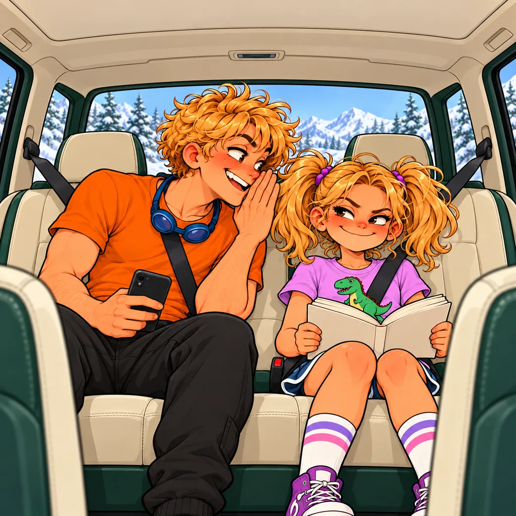 Panel 2 of 4. Oz whispers: "He never actually does it." Pip says: "Word."